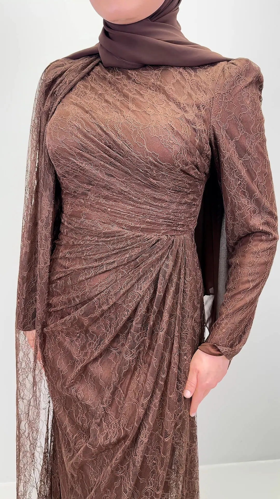 Mireya Evening dress Brown