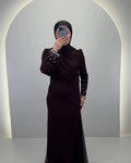 Rozan Abiye Kahverengi 01