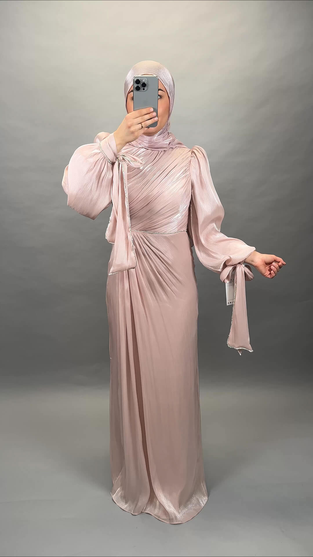 Finay evening dress rose
