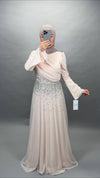 Melis evening dress pink