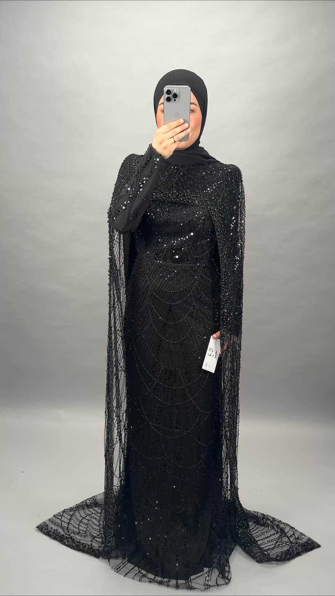 Milea Abendkleid Schwarz