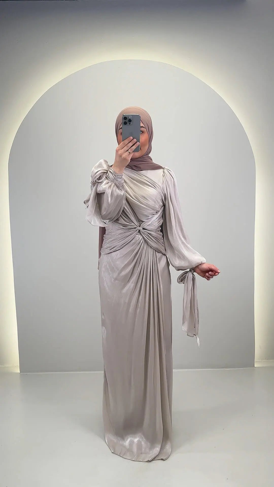 Yildiz Evening dress Beige 01