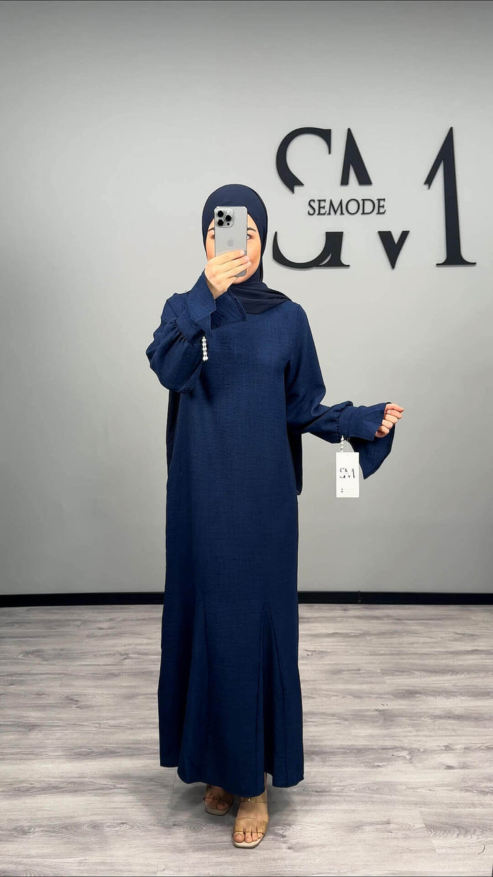 Mel Abaya Kleid Dunkelblau Semode