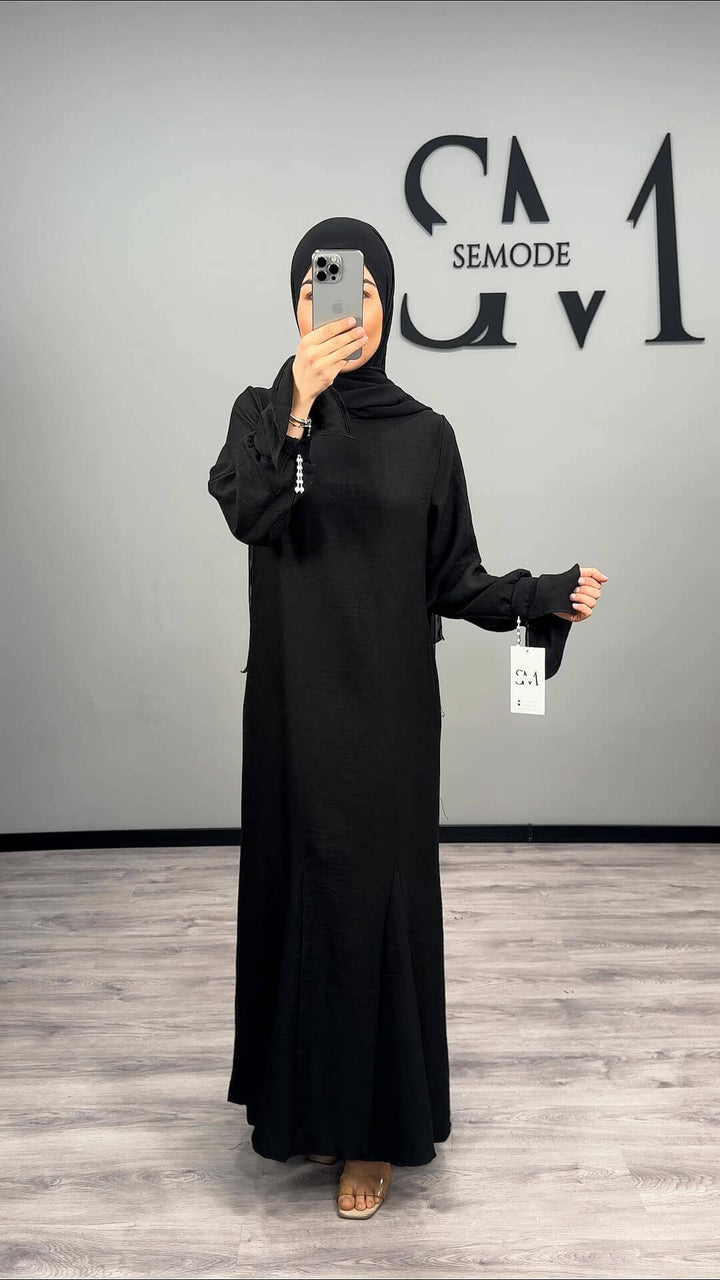 Mel Abaya Kleid Schwarz Semode