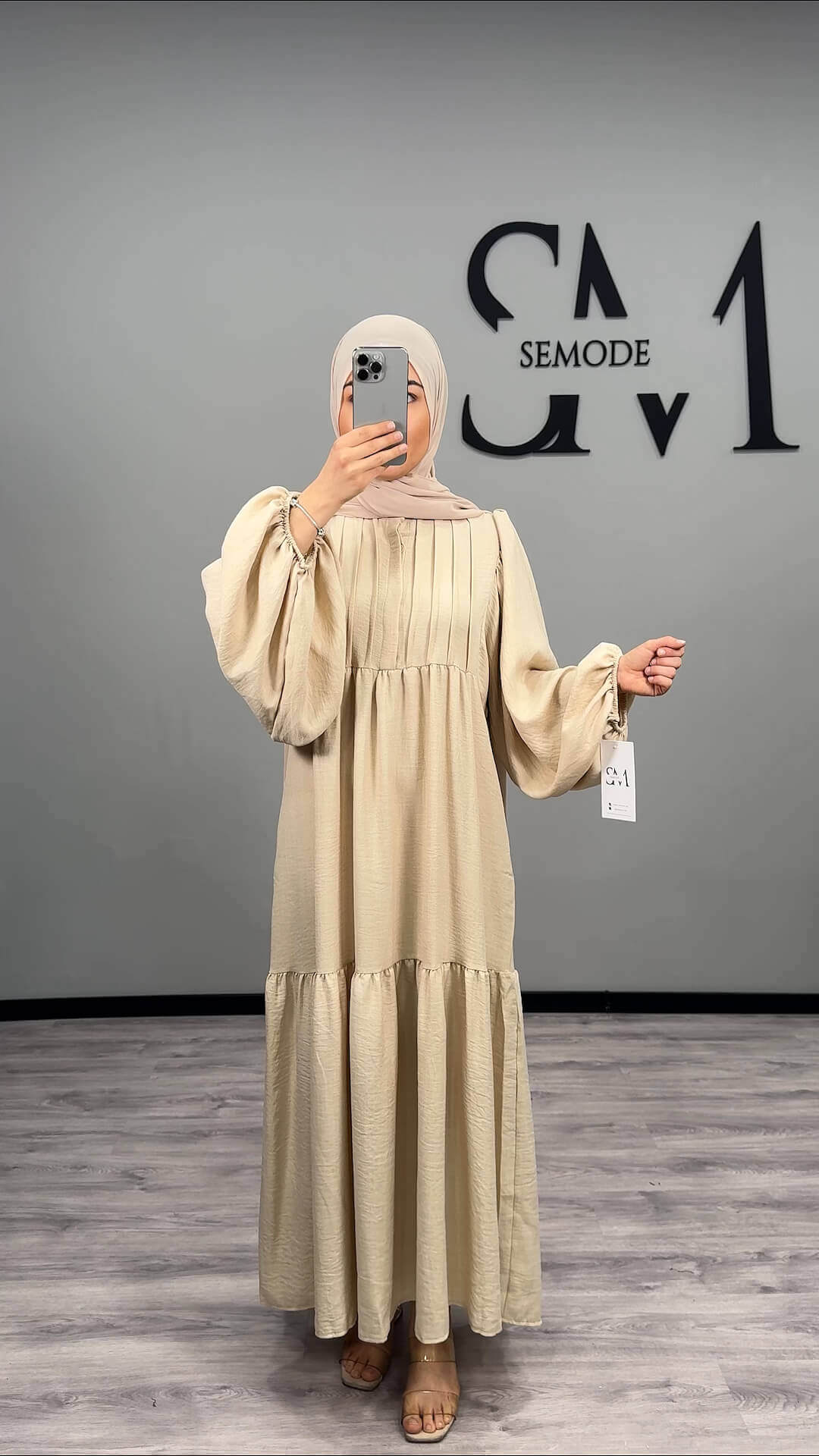 Filiz Kleid Beige Semode