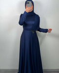 Fidela evening dress dark blue