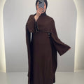Zerafin Evening dress Brown 01