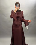 Melek evening dress brown