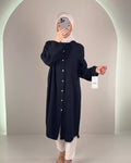 Yale Musselin Oberteil Schwarz