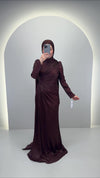 Arya Evening dress Brown