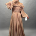 Bahar evening dress bronze