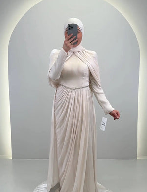 Nefa Evening dress Beige