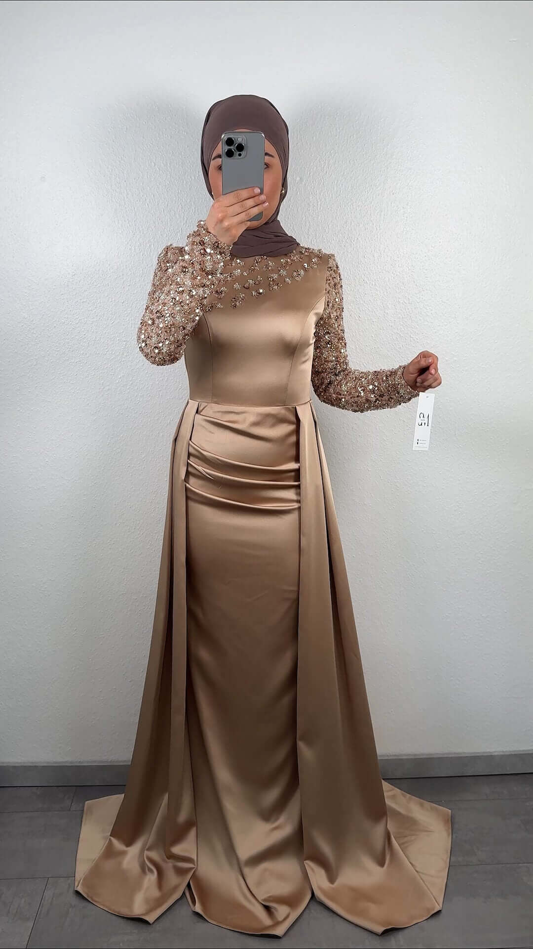 Beray Abendkleid Gold Semode