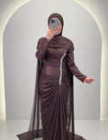 Velina Evening dress Brown