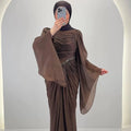 Perria evening dress brown
