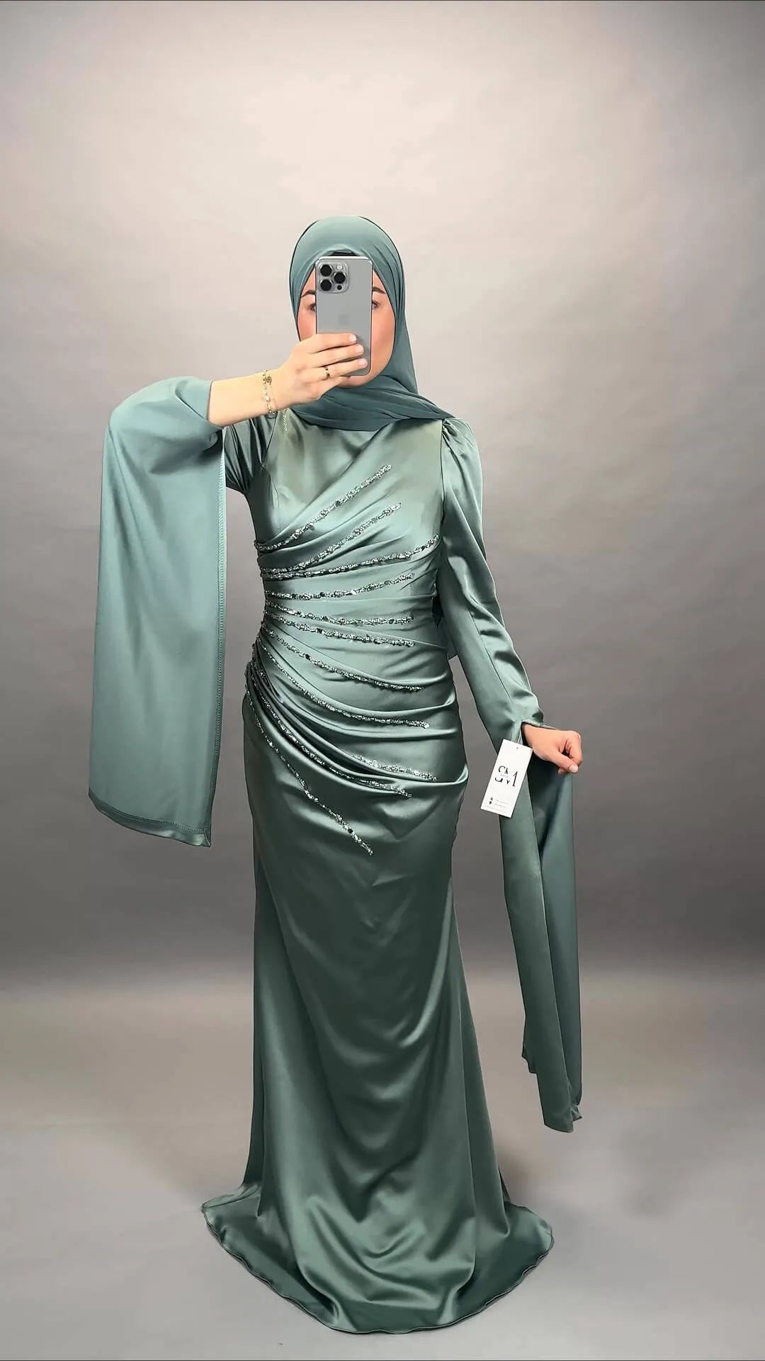 Ceyda Abendkleid Mint - Semode