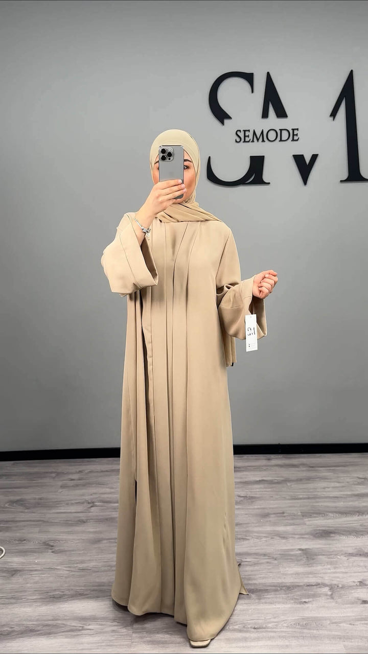 Classic Abaya Beige 2Teilig Semode