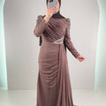 Efila Evening dress Brown