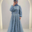 Elsa Evening dress Blue