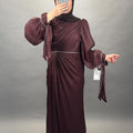 Finay evening dress brown