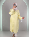 Yale Musselin Top Yellow