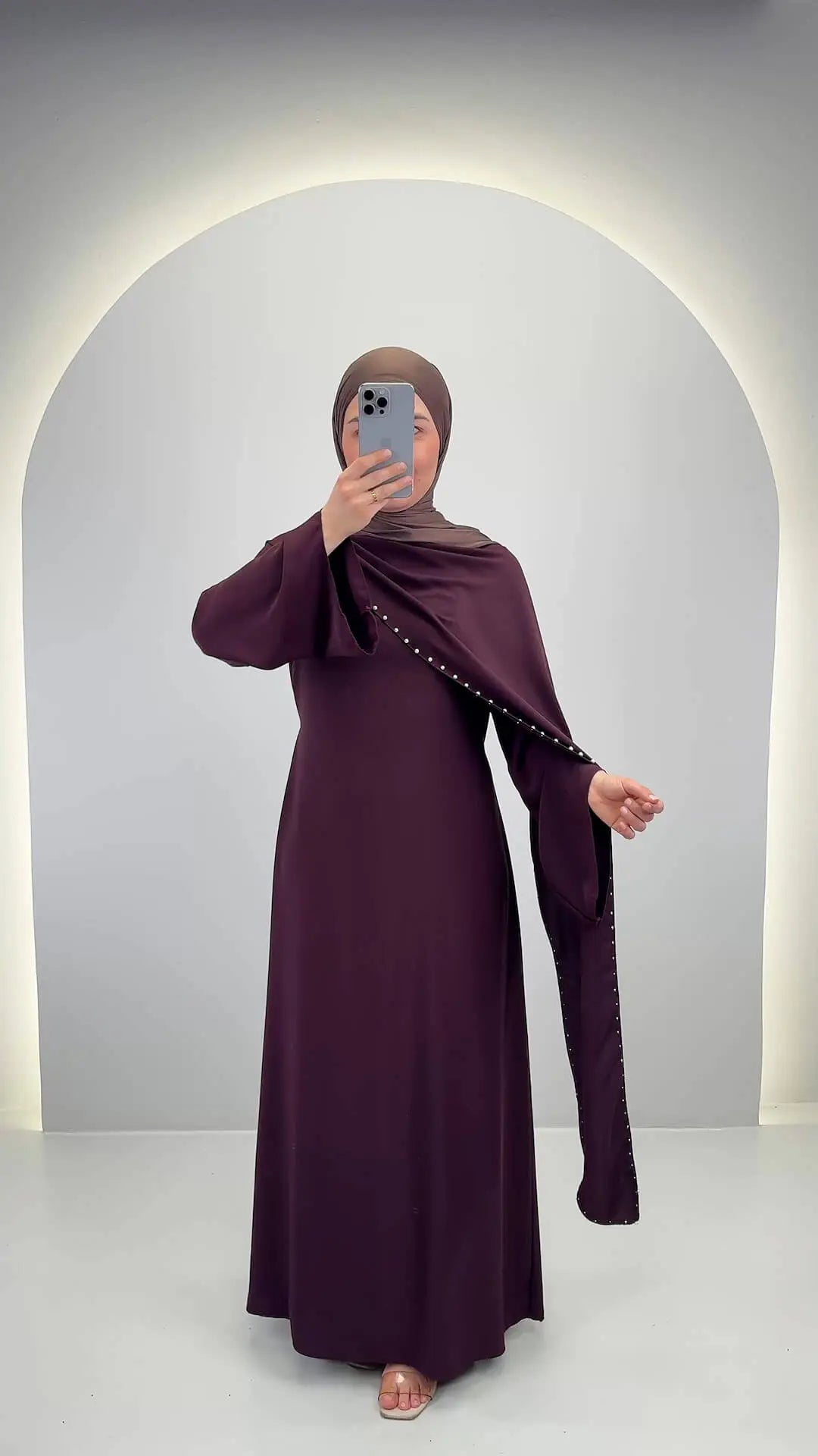 Zera Abendkleid Weinrot