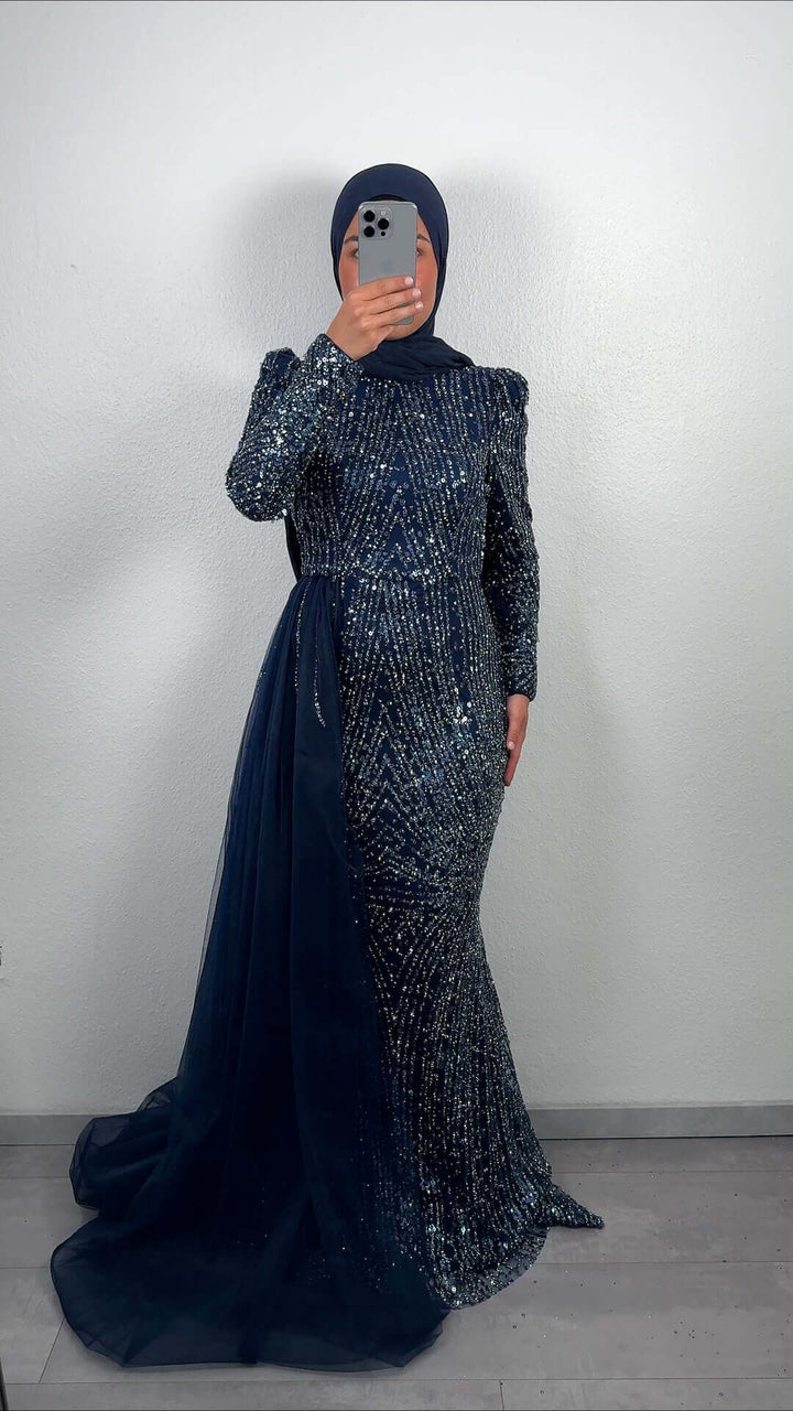 Masal evening dress dark blue