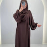 Misa Abaya Set with Khimar Brown