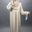 Mila Abaya Takımlar Khimar Bej