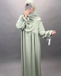 Mila Abaya Seti ve Khimar Mint