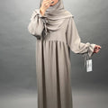 Mila Abaya Seti ve Khimar Taupe
