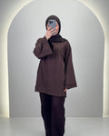 Miza Top Brown