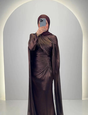 Emira Evening dress Brown
