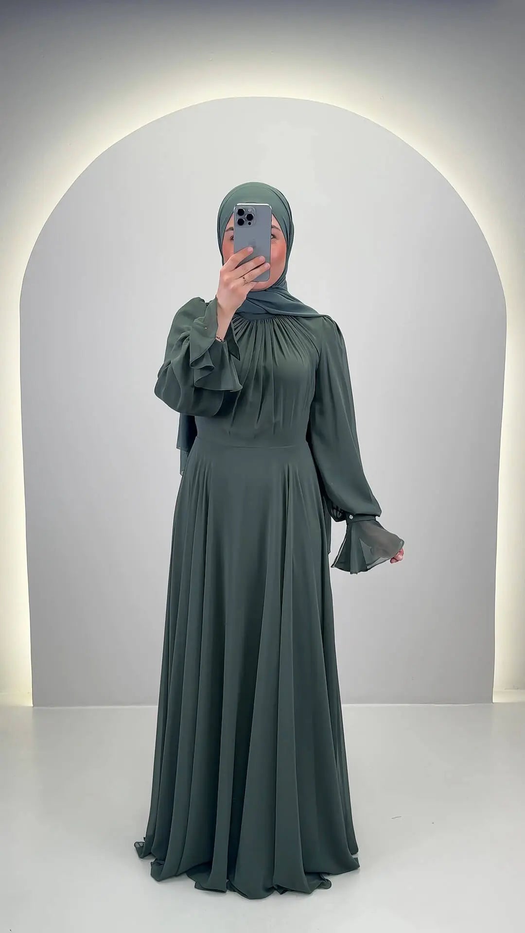 Tisla Evening dress Green