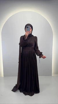 Oysu Evening dress Brown