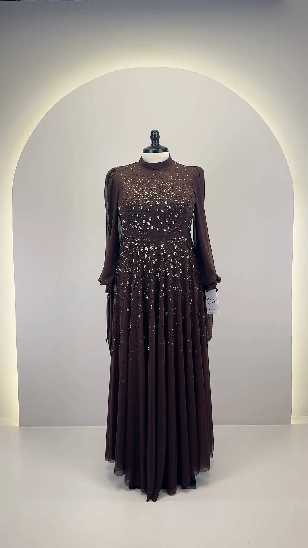 Rima Abendkleid Braun