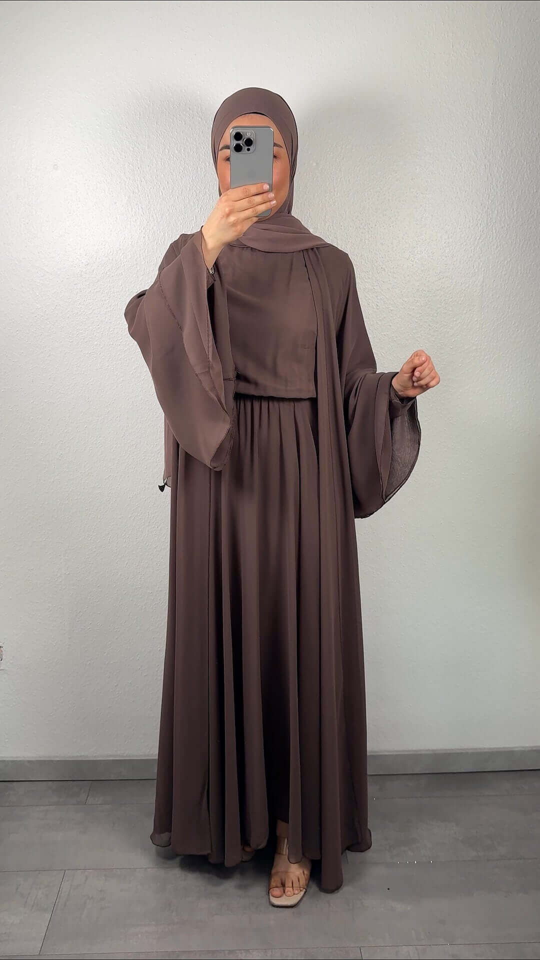 Romina Abaya Taupe 2 Teilig Semode