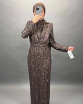 Simge Evening dress brown