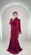 Valeria Evening dress Burgundy