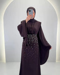 Zehra evening dress brown