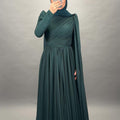 Zerafet evening dress Smaragd